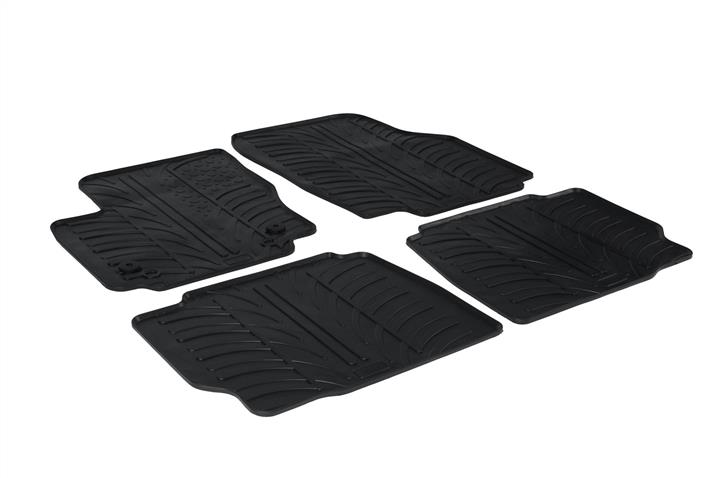 GledRing 0274 Interior mats GledRing rubber black for Ford Mondeo (2011-2015), set 0274