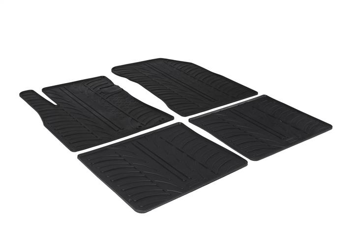 GledRing 0295 Interior mats GledRing rubber black for Nissan Note (2013-), set 0295