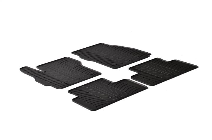 GledRing 0216 Interior mats GledRing rubber black for Mazda 5 (2010-2017), set 0216