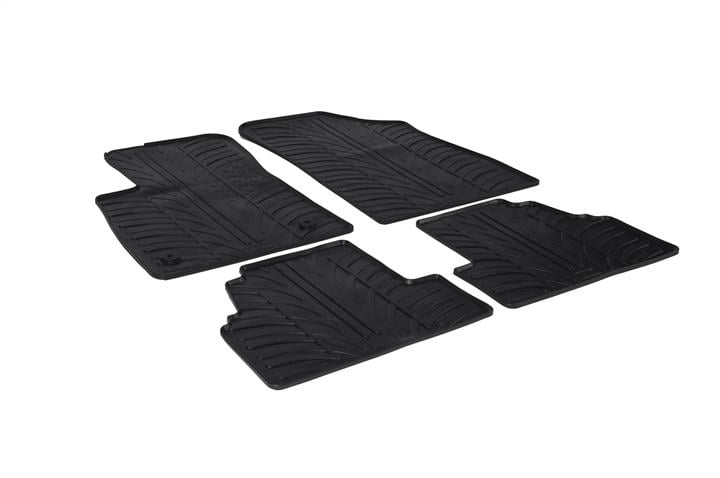 GledRing 0089 Interior mats GledRing rubber black for Opel Mokka/Chevrolet Tracker, set 0089