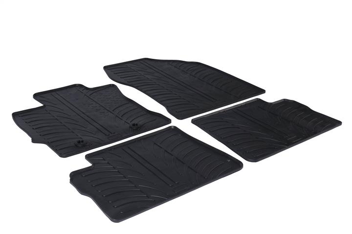 GledRing 0266 Interior mats GledRing rubber black for Toyota Auris (2012-), set 0266
