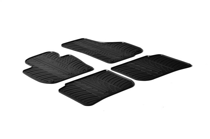 GledRing 0335 Interior mats GledRing rubber black for Skoda Superb (2009-2015), set 0335