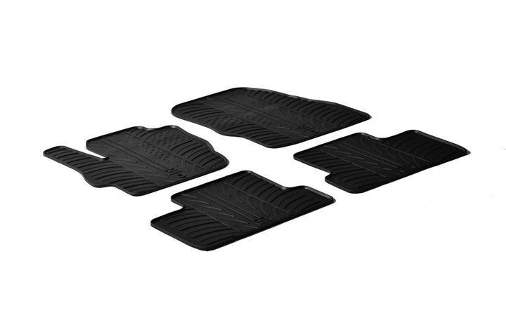 GledRing 0215 Interior mats GledRing rubber black for Mazda 3 (2008-2013), set 0215