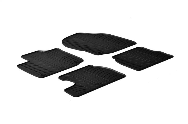 GledRing 0304 Interior mats GledRing rubber black for Honda Civic (2012-2017), set 0304