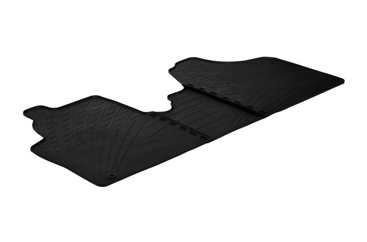 GledRing 0925 Interior mats GledRing rubber black for Citroen Jumpy (2007-2016), set 0925