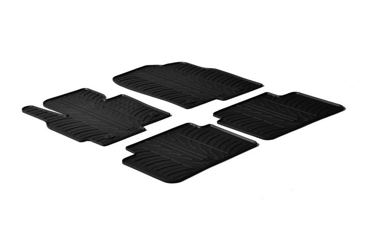 GledRing 0218 Interior mats GledRing rubber black for Mazda Cx-5 (2012-2016), set 0218
