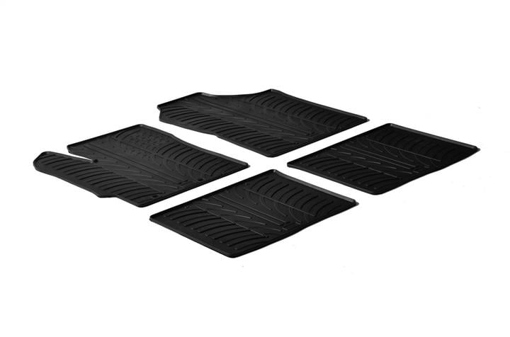 GledRing 0265 Interior mats GledRing rubber black for Toyota Yaris (2011-), set 0265