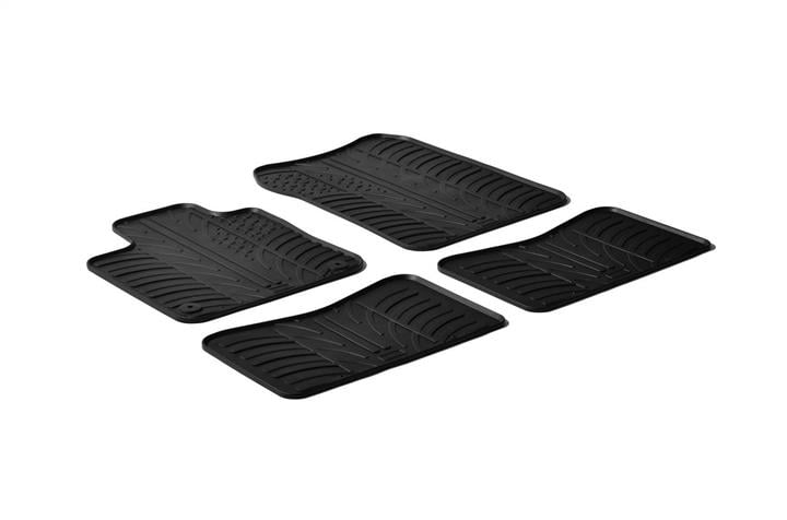 GledRing 0040 Interior mats GledRing rubber black for Renault Twingo (2007-2014) 0040