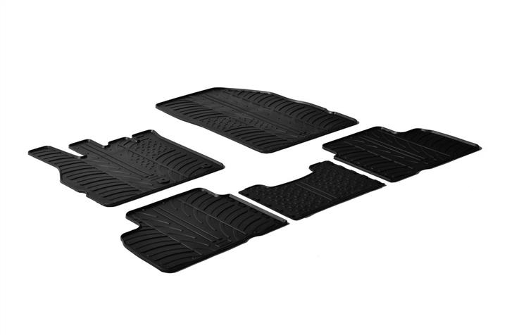 GledRing 0049 Interior mats GledRing rubber black for Renault Scenic (2009-2016) 0049