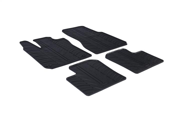 GledRing 0054 Interior mats GledRing rubber black for Renault Twingo (2014-) 0054