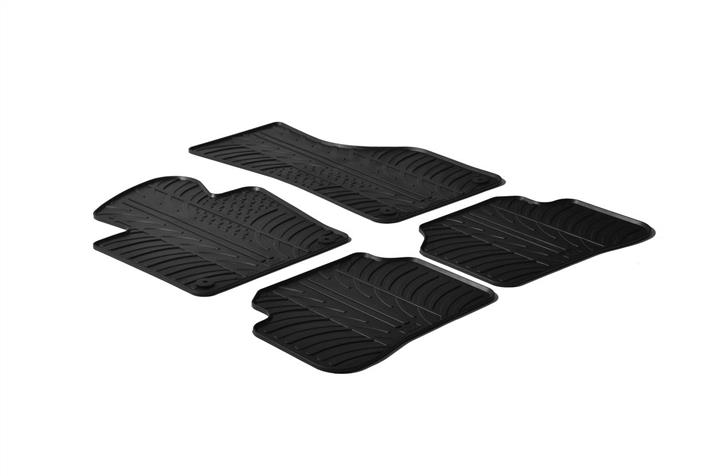 GledRing 0073 Interior mats GledRing rubber black for Volkswagen Passat (2010-2015) 0073
