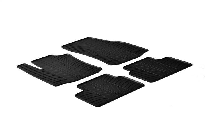 GledRing 0087 Interior mats GledRing rubber black for Opel Meriva b (2010-) 0087