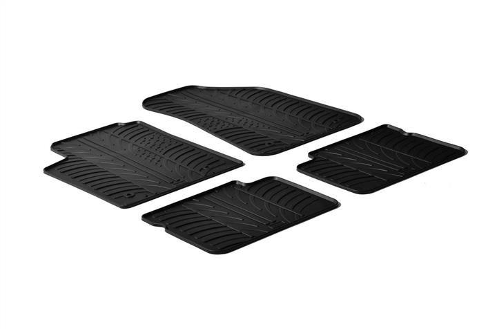 GledRing 0131 Interior mats GledRing rubber black for Fiat Bravo (2006-2014) 0131