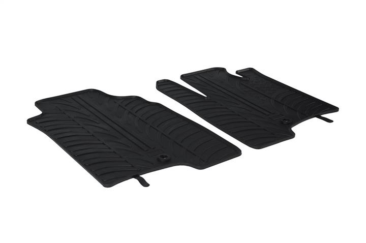 GledRing 0147 Interior mats GledRing rubber black for Fiat Panda (2012-2014) 0147