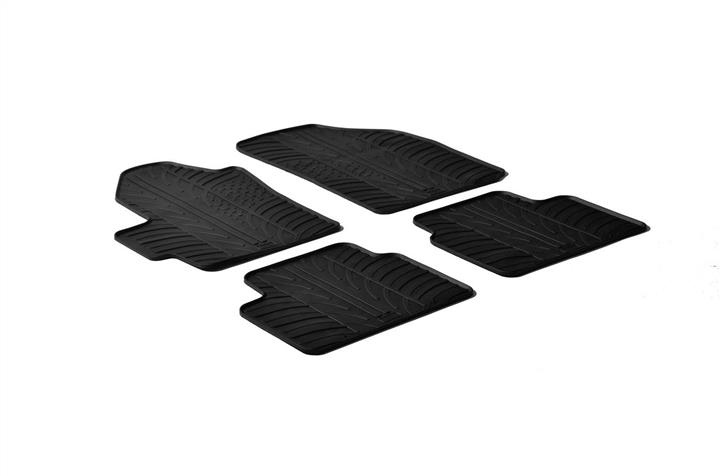 GledRing 0183 Interior mats GledRing rubber black for Chevrolet Matiz/Spark 0183