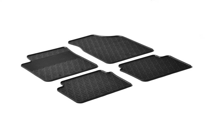 GledRing 0195 Interior mats GledRing rubber black for Hyundai I10 (2007-2014) 0195