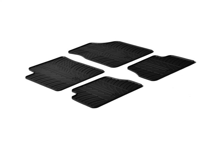 GledRing 0231 Interior mats GledRing rubber black for KIA Picanto (2003-2011) 0231