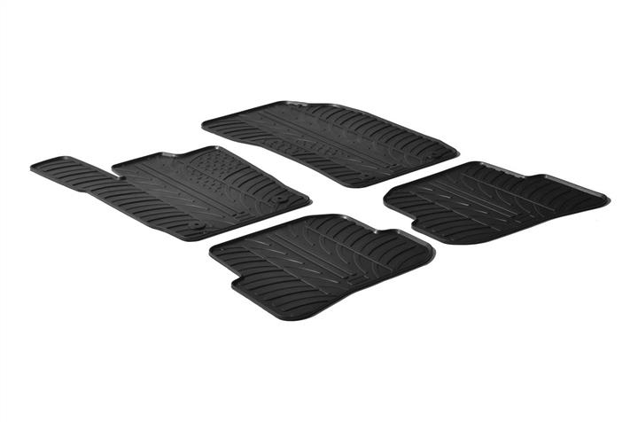 GledRing 0244 Interior mats GledRing rubber black for Audi A1 sportback/A1 0244