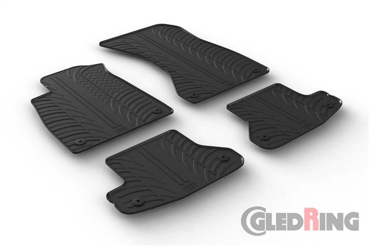 GledRing 0258 Interior mats GledRing rubber black for Audi A5 (2017-) 0258