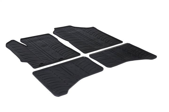 GledRing 0269 Interior mats GledRing rubber black for Toyota Yaris hybrid (2012-) 0269