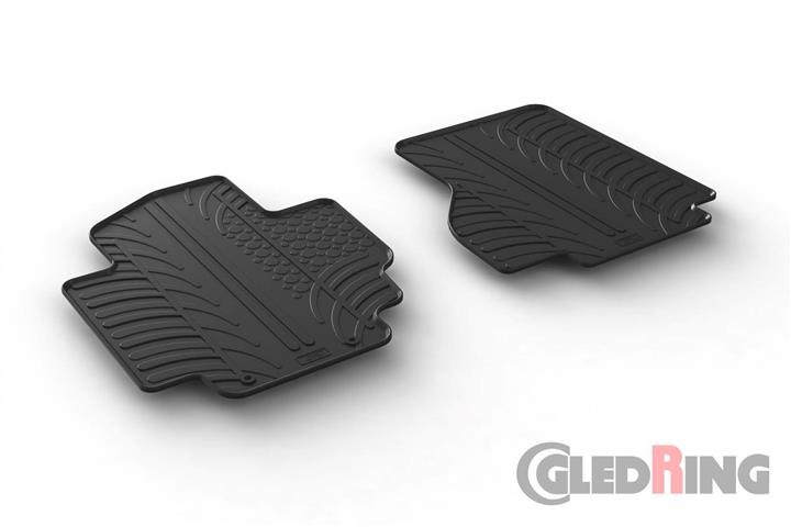 GledRing 0298 Interior mats GledRing rubber black for Nissan E-nv200 (2014-) 0298