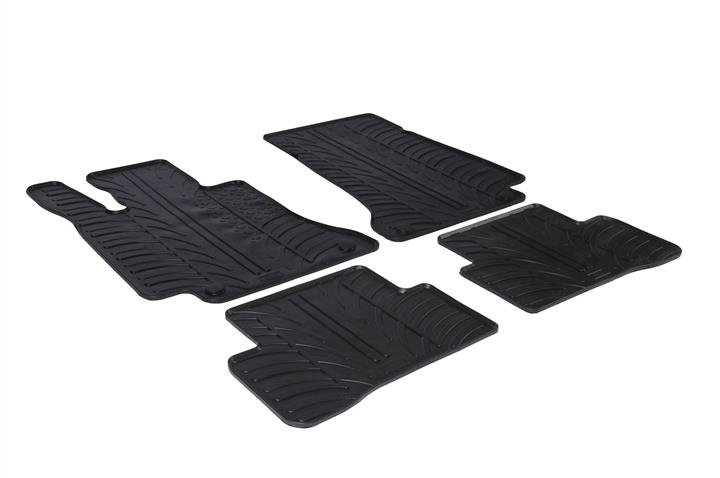 GledRing 0320 Interior mats GledRing rubber black for Mercedes C-class (2014-) 0320