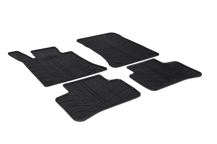 GledRing 0329 Interior mats GledRing rubber black for Mercedes Glk-class (2008-2016) 0329