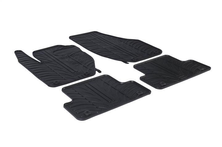 GledRing 0385 Interior mats GledRing rubber black for Volvo V40 (2012-) 0385