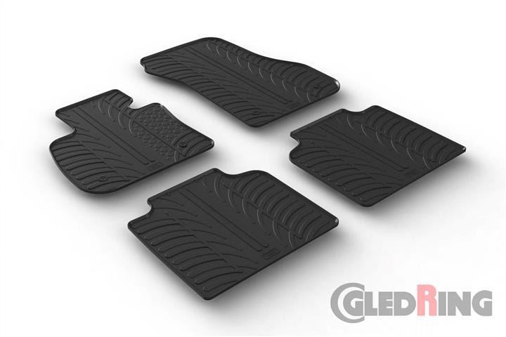 GledRing 0496 Interior mats GledRing rubber black for BMW 2-series (2015-) 0496