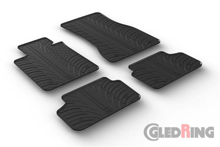 GledRing 0497 Interior mats GledRing rubber black for BMW 5-series (2017-) 0497