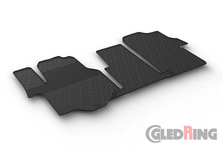 GledRing 0917 Interior mats GledRing rubber black for Volkswagen Crafter (2017-) 0917