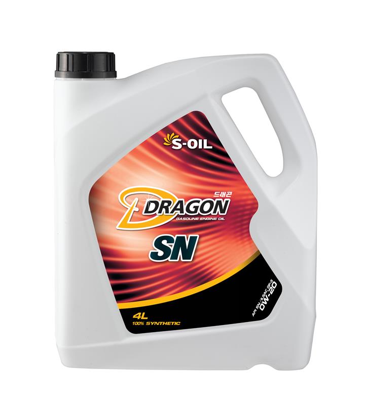 S-Oil DSN0204 Engine oil S-Oil Dragon 0W-20, 4L DSN0204