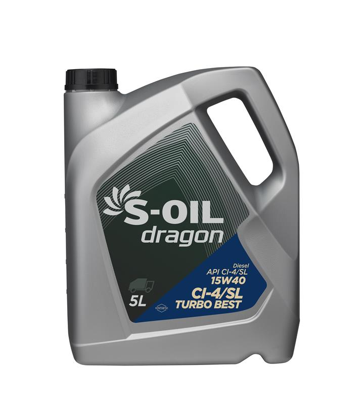S-Oil DTB15405 Engine oil S-Oil DRAGON TURBO BEST 15W-40, 5L DTB15405