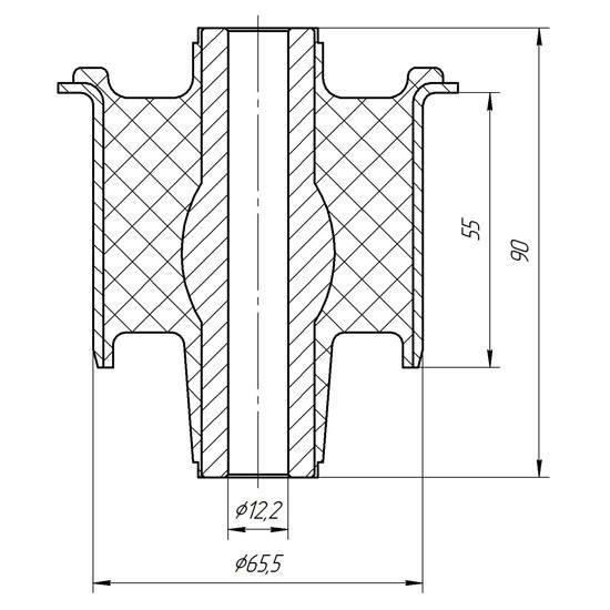 Silent block Metgum 13-30A