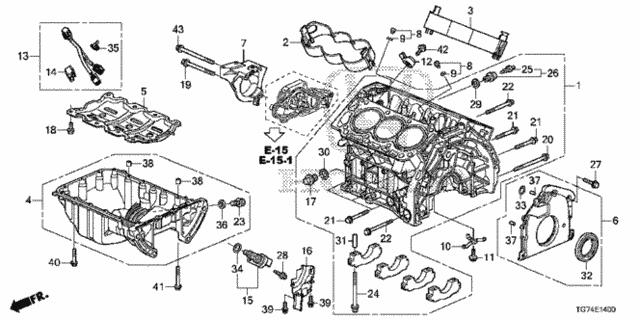 111035G0A00 Honda Distance washer