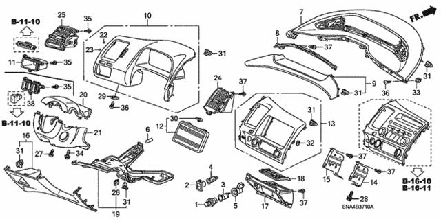90133SM4003 Honda Bolt-Washer (5X16)