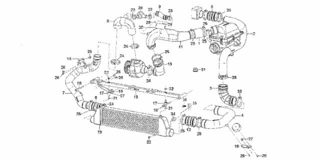 Honda 17273-F27-SA01 Holder, dryer 17273F27SA01