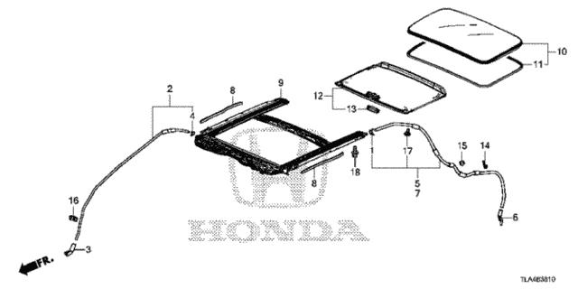 Honda 91504-TR0-J01 Clip 91504TR0J01