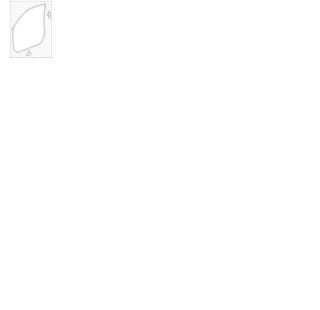 72310T2FA01 Honda Front right door sealant