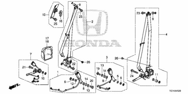 81441SJDJ01 Honda Clamp