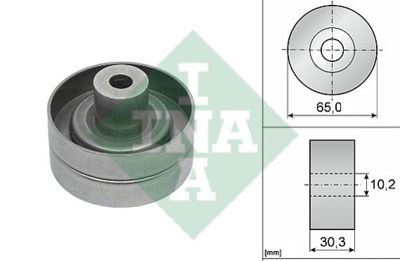 INA 532 0910 10 Idler Pulley 532091010