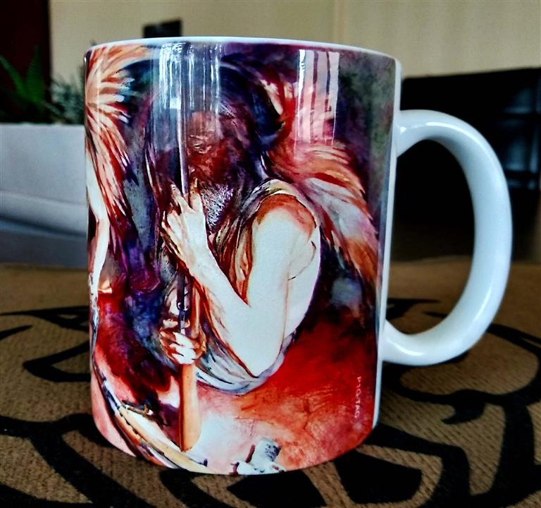 Ceramic mug &quot;Combat Angels&quot; UA281-80011-WH-CA P1G 2000980458158