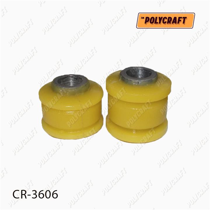 POLYCRAFT CR3606 Set (2 pcs.) Of rubber stabilizer bushings (front) polyurethane CR3606