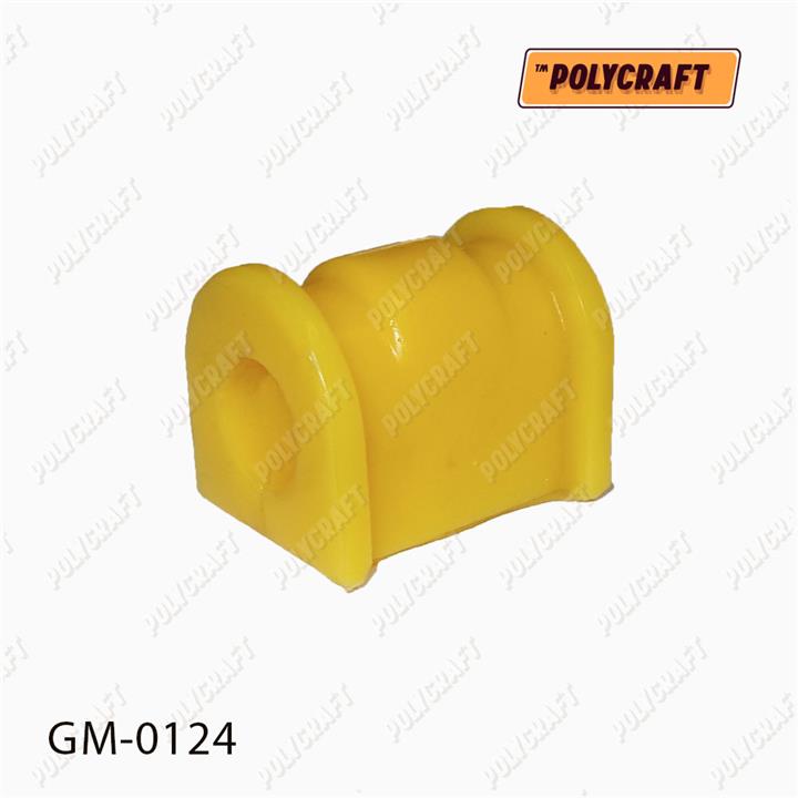 POLYCRAFT GM-0124 Front stabilizer bush, inner polyurethane GM0124