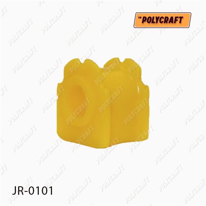 POLYCRAFT JR-0101 Front stabilizer bush D = 19 mm. polyurethane JR0101