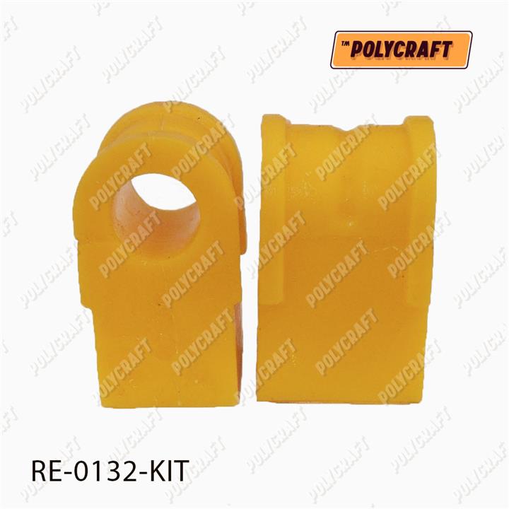 POLYCRAFT RE-0132-KIT Stabilizer bush (front) D = 18 mm. polyurethane, repair RE0132KIT