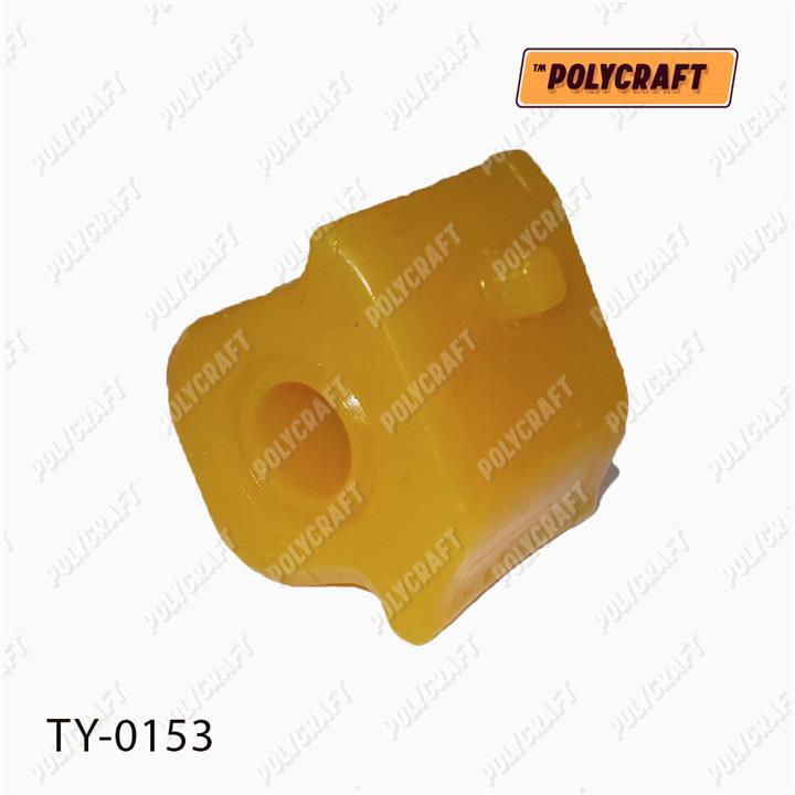 POLYCRAFT TY-0153 Front stabilizer bush, left polyurethane TY0153