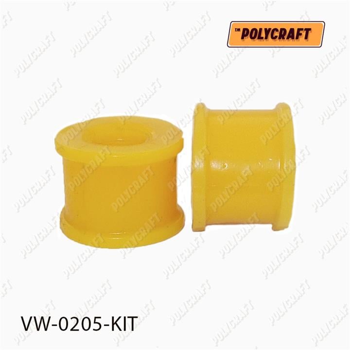 POLYCRAFT VW-0205-KIT Front stabilizer bar bush D = 14.5 mm. repair polyurethane VW0205KIT