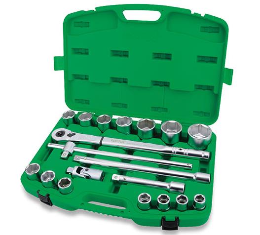 GCAI1901 Toptul 19PCS Professional Grade 3/4" DR. Flank Socket Set