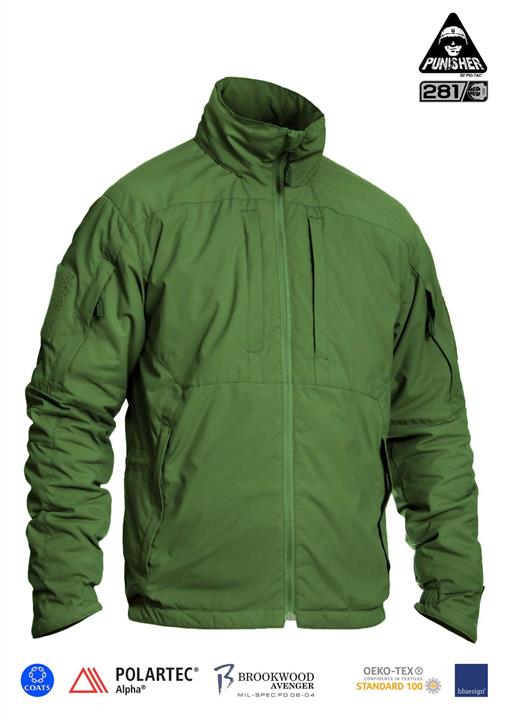 P1G 2000980461899 Demi-season field jacket "PCWPJ-Alpha" (Punisher Combat Winter Patrol Jacket Polartec Alpha) UA281-29931-OD 2000980461899